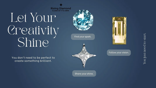 "Let Your Creativity Shine: Discovering Inspiration, Vision, and Brilliance Through the Sparkling Power of Gems"