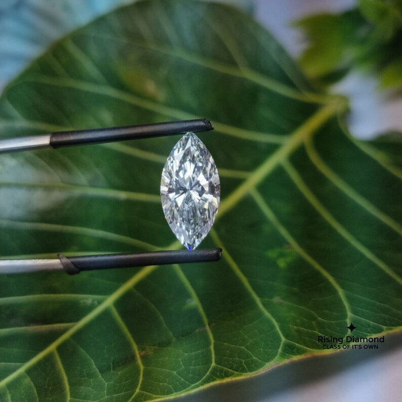 4.0 CT Marquise Cut F/VS Lab Diamond For Jewelry Craft With IGI Certificate
