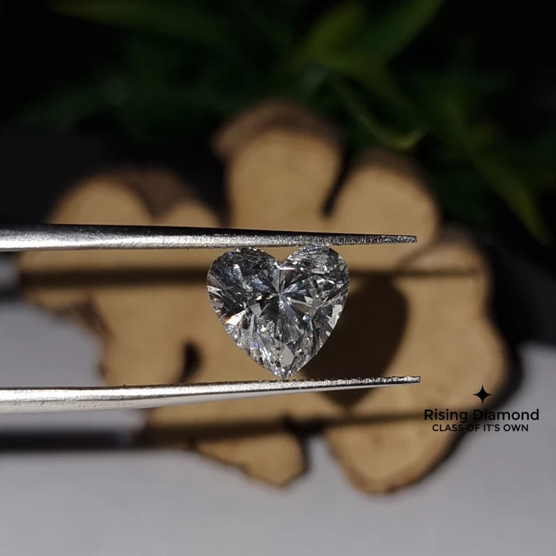 2.0 CT Heart Cut F/VS Lab Diamond With IGI Certificate