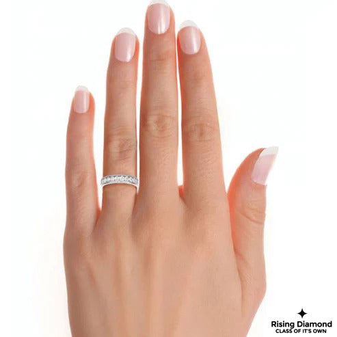 0.32 CTW FG/VS Round Cut Lab Grown Diamond Wedding Band