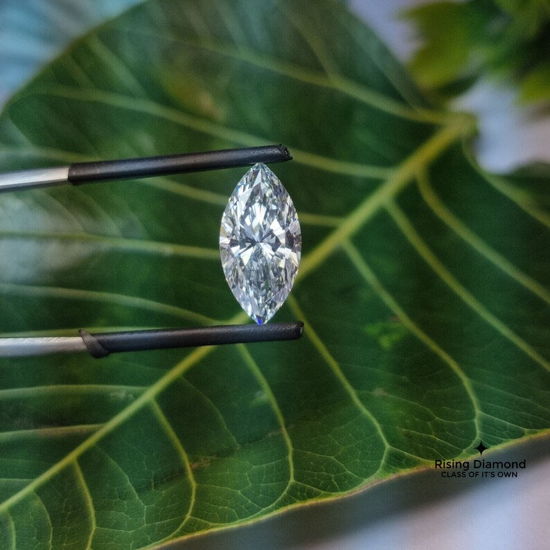 4.0 CT Marquise Cut F/VS Lab Diamond For Jewelry Craft With IGI Certificate