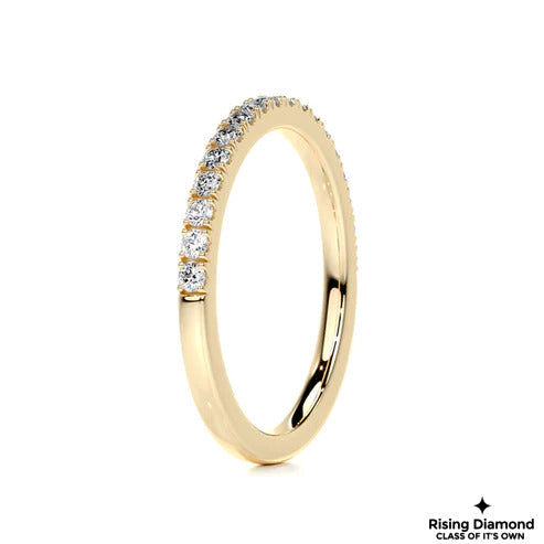 0.30 CTW Round Cut Colorless Moissanite Eternity Band