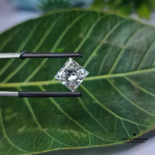 3.0 CT Princess Cut Lab Created E/VS Conflict Free Diamond