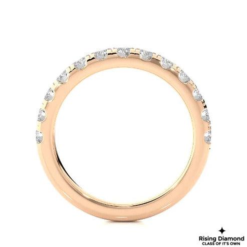 0.50 CTW Round Cut FG/VS Lab Grown Diamond Eternity Band