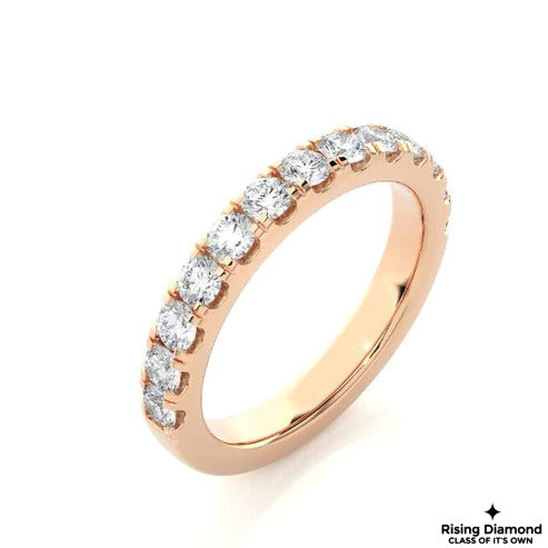 0.50 CTW Round Cut FG/VS Lab Grown Diamond Eternity Band