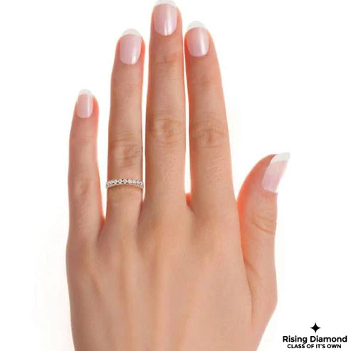 0.50 CTW Round Cut FG/VS Lab Grown Diamond Eternity Band