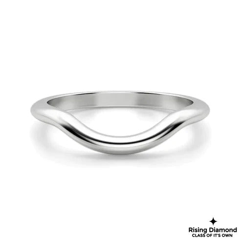 Classic and Curved Wedding Band