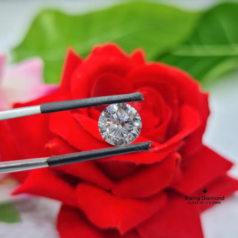 3.0 CT Round E/VVS Lab Grown Diamond With IGI Certificate