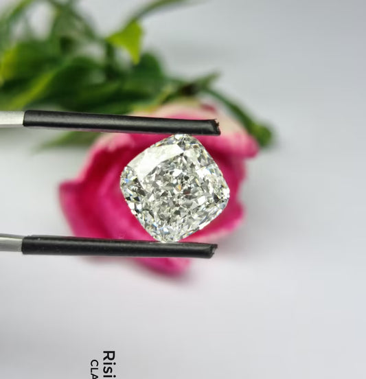 5.02 CT Cushion Cut G/VS Lab Grown Diamond For Crafting Engagement Ring