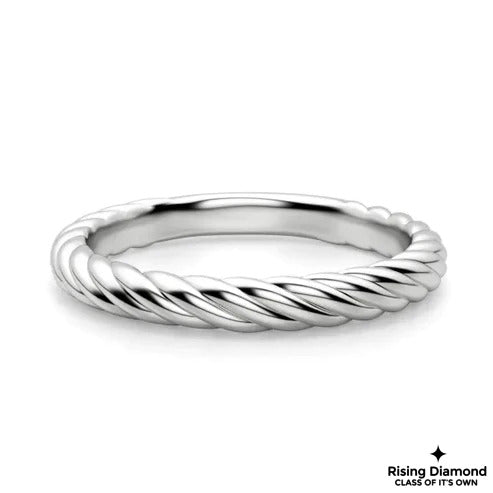 Women's Classic Twisted Shank Wedding Band