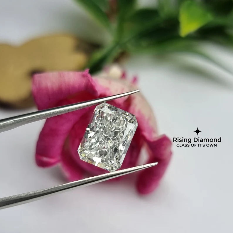 4.0 CT Radiant Cut Lab Diamond F/VS For Jewelry Craft