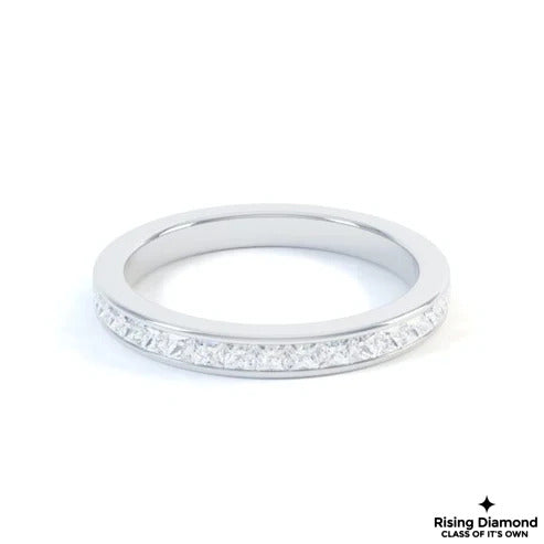 0.33 CTW Princess Cut FG-VS Lab Grown Diamond Gold Wedding Band