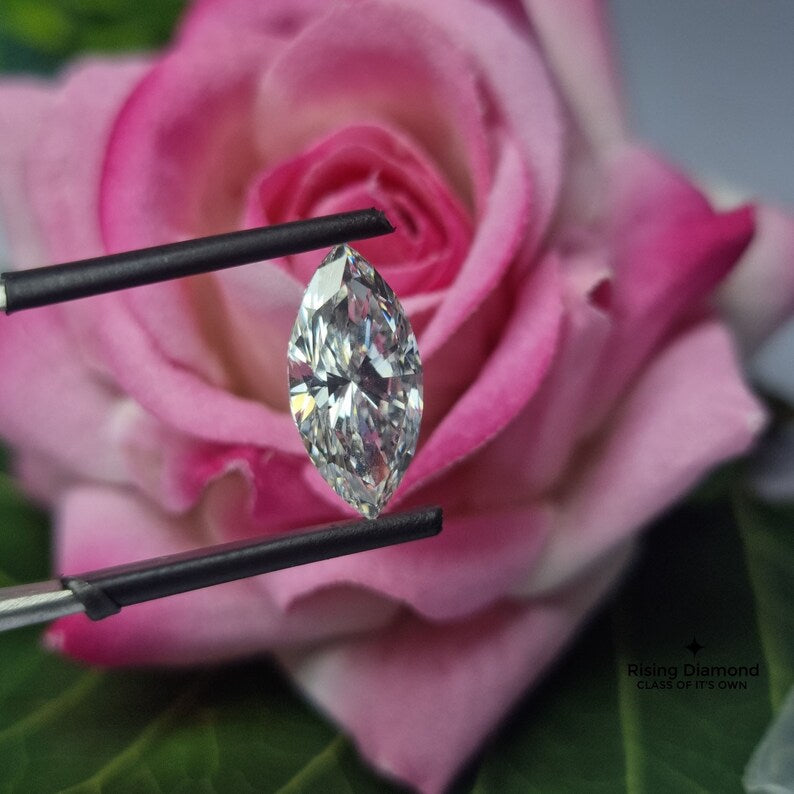 4.0 CT Marquise Cut F/VS Lab Diamond For Jewelry Craft With IGI Certificate