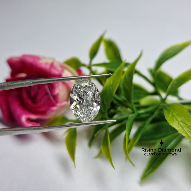 4.0 CT Oval Cut G/VS Lab Grown Diamond For Jewelry Craft