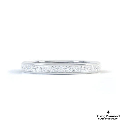 0.33 CTW Princess Cut FG-VS Lab Grown Diamond Gold Wedding Band