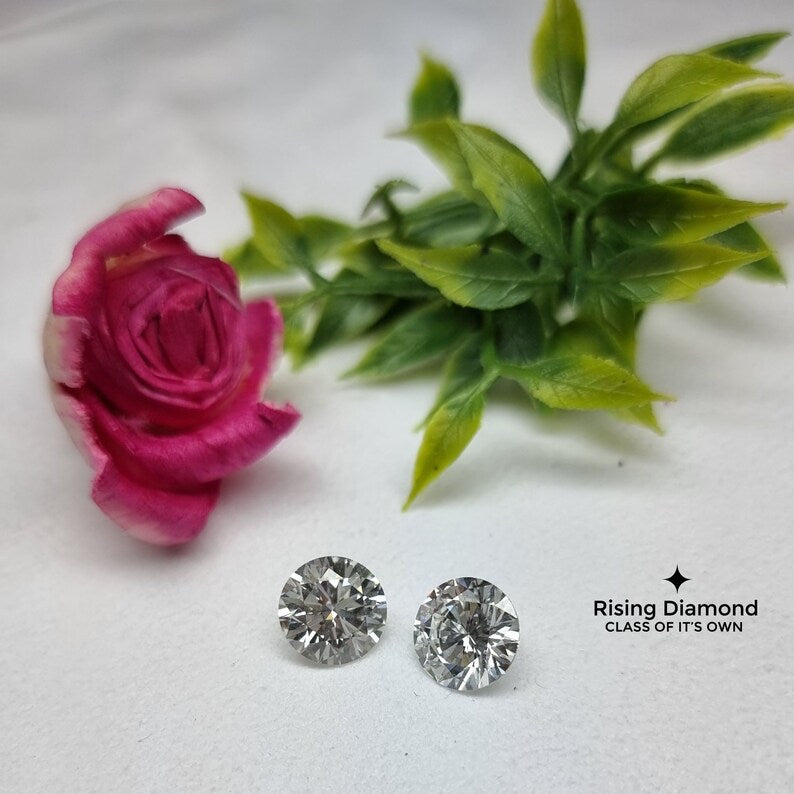4.0 CT Round E/VS Lab Created Diamond