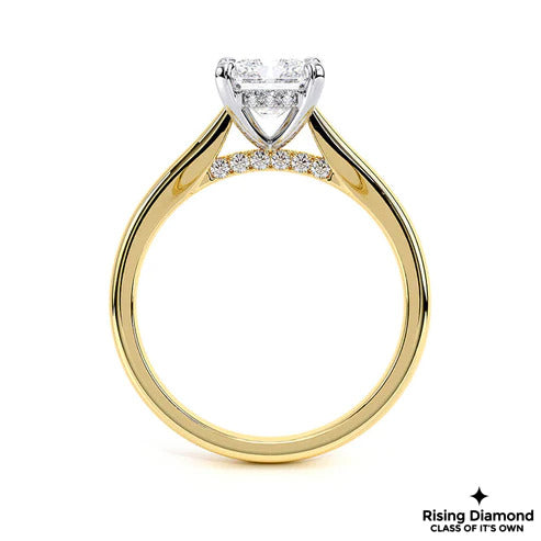 1.28 CTW Radiant Cut F/VS2 Lab Grown Diamond Solitaire Ring
