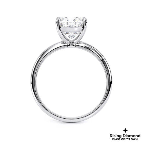 1.3 CT E/VS1 Cushion Cut Lab Grown Diamond Engagement Ring
