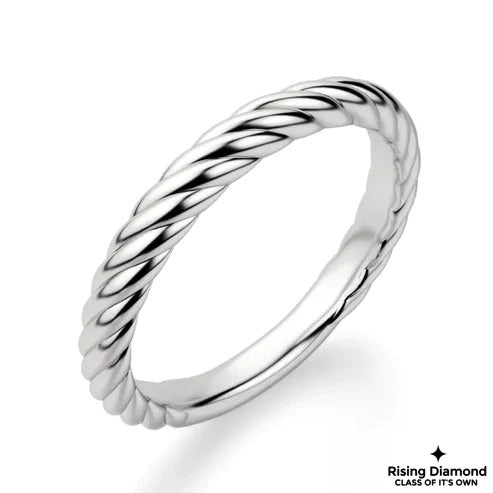 Women's Classic Twisted Shank Wedding Band