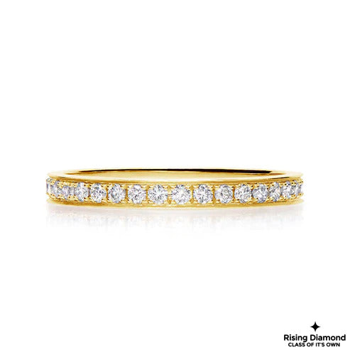 0.40 CTW Round Cut Lab Grown Diamond Wedding Band