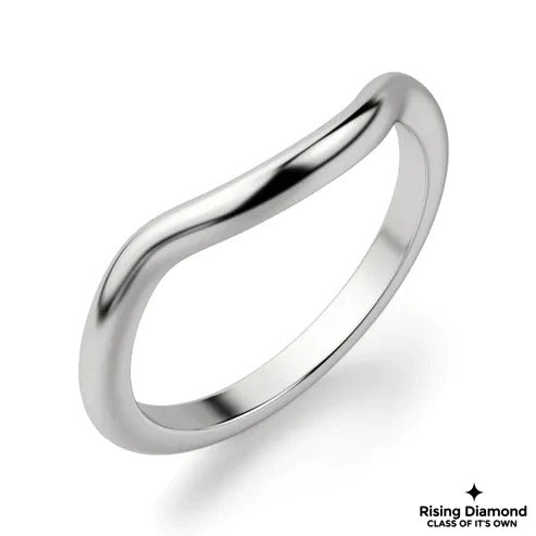 Classic and Curved Wedding Band