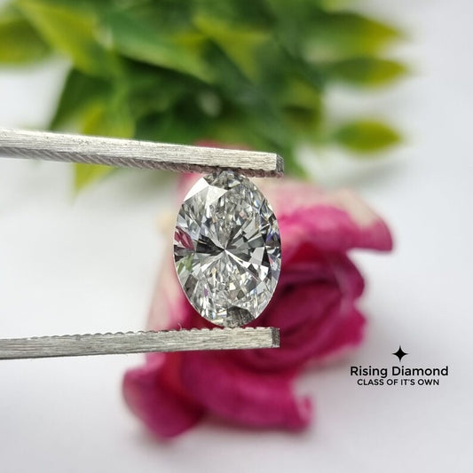 4.0 CT Oval Cut G/VS Lab Grown Diamond For Jewelry Craft