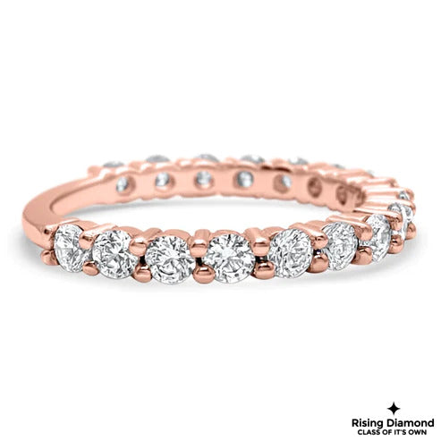 0.55 CTW FG/VS Round Cut Lab Grown Diamond Wedding Band