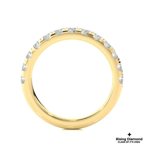 0.50 CTW Round Cut FG/VS Lab Grown Diamond Eternity Band