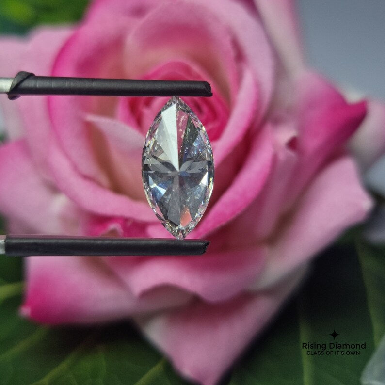 4.0 CT Marquise Cut F/VS Lab Diamond For Jewelry Craft With IGI Certificate