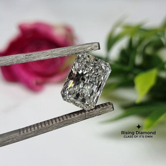 3.0 CT Radiant Cut F/VS Lab Created Conflict Free Diamond With IGI Certificate