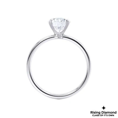 2.05 Ct Cushion Cut F-VS2 Lab Grown Diamond Solitaire Engagement Ring