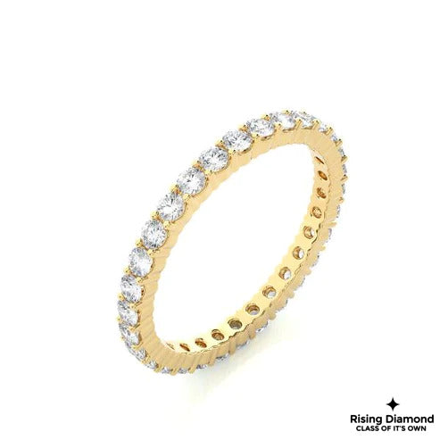 0.55 CTW Round Cut FG/VS Lab Grown Diamond Eternity Band