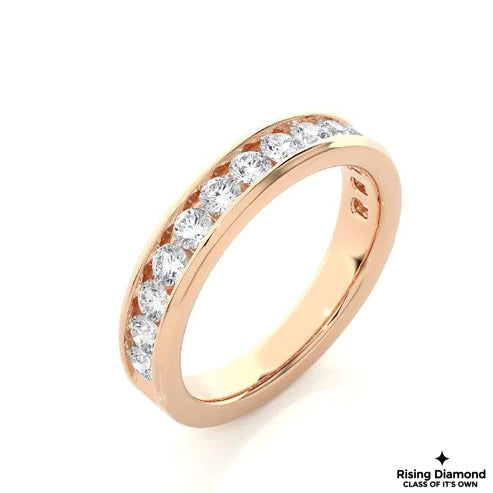 0.32 CTW FG/VS Round Cut Lab Grown Diamond Wedding Band