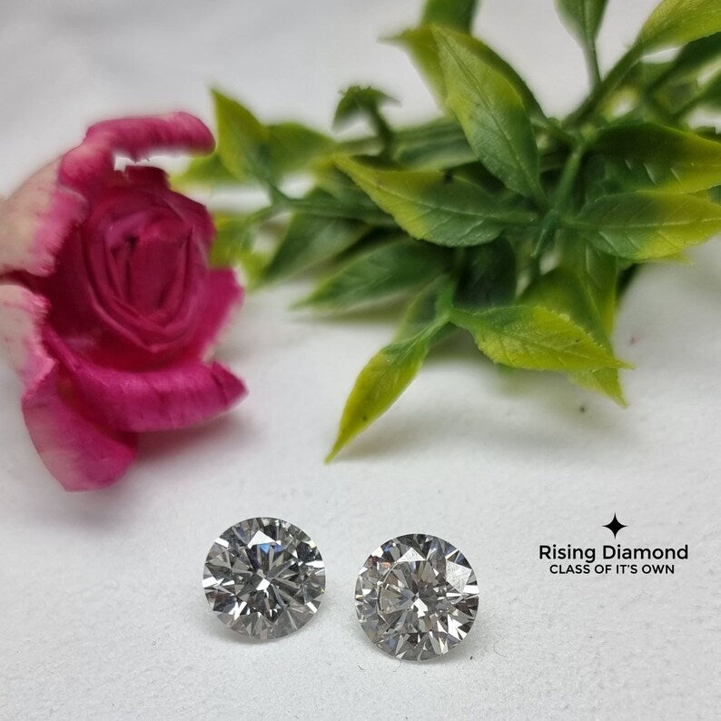 4.0 CT Round E/VS Lab Created Diamond