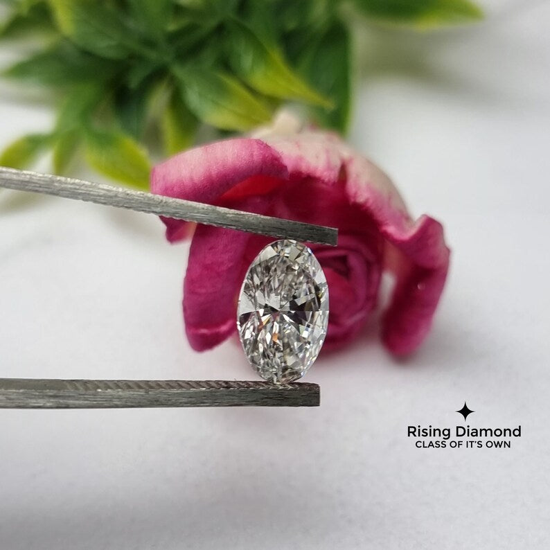 4.0 CT Oval Cut G/VS Lab Grown Diamond For Jewelry Craft