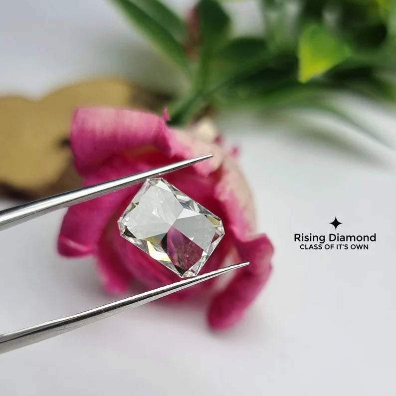 4.0 CT Radiant Cut Lab Diamond F/VS For Jewelry Craft