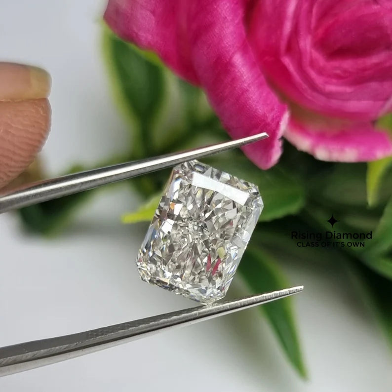 4.0 CT Radiant Cut Lab Diamond F/VS For Jewelry Craft