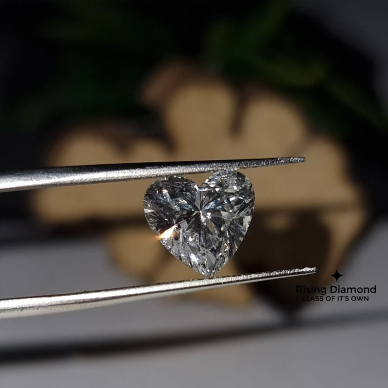 2.0 CT Heart Cut F/VS Lab Diamond With IGI Certificate
