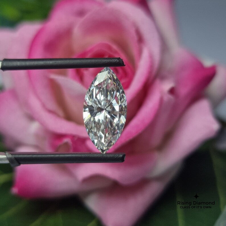 4.0 CT Marquise Cut F/VS Lab Diamond For Jewelry Craft With IGI Certificate
