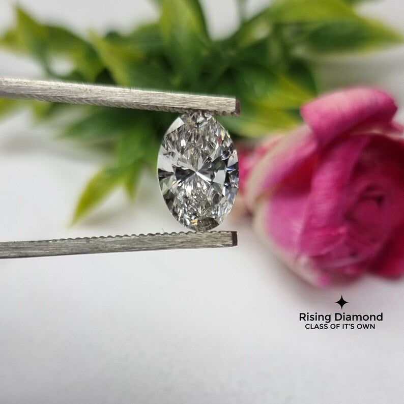4.0 CT Oval Cut G/VS Lab Grown Diamond For Jewelry Craft