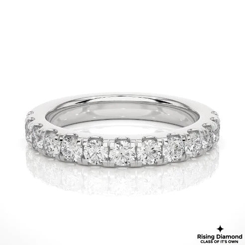 0.50 CTW Round Cut FG/VS Lab Grown Diamond Eternity Band