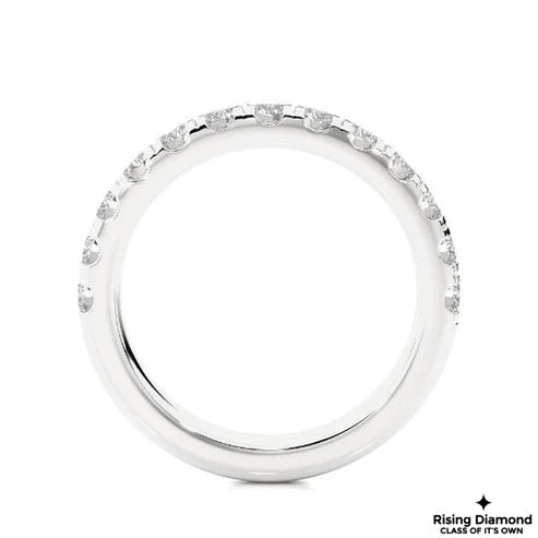 0.50 CTW Round Cut FG/VS Lab Grown Diamond Eternity Band