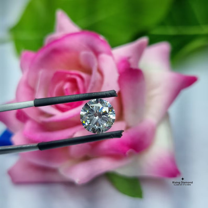 3.0 CT Round E/VVS Lab Grown Diamond With IGI Certificate