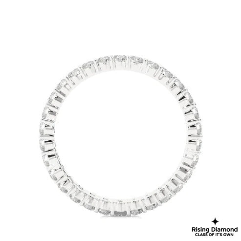 0.55 CTW Round Cut FG/VS Lab Grown Diamond Eternity Band