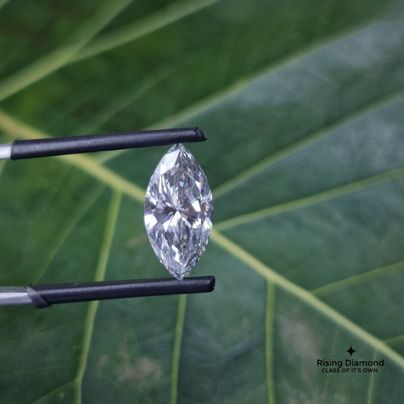 4.0 CT Marquise Cut F/VS Lab Diamond For Jewelry Craft With IGI Certificate