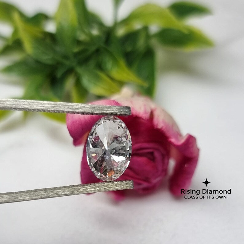 4.0 CT Oval Cut G/VS Lab Grown Diamond For Jewelry Craft