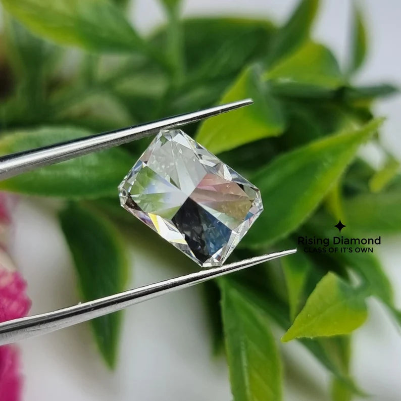 4.0 CT Radiant Cut Lab Diamond F/VS For Jewelry Craft