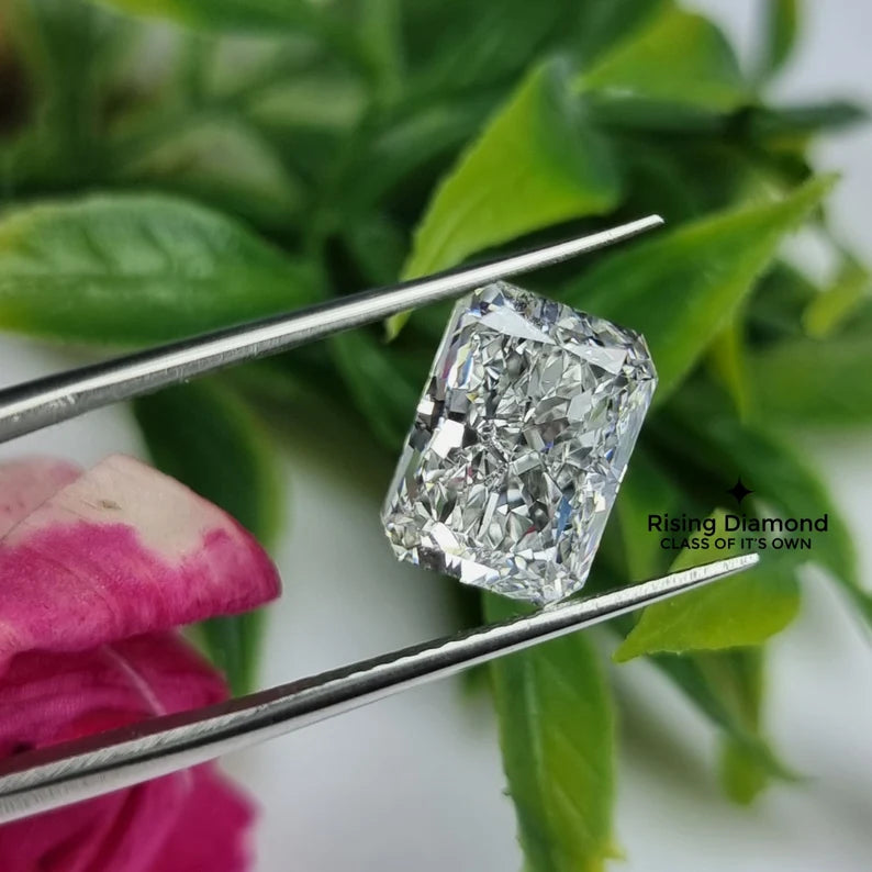 4.0 CT Radiant Cut Lab Diamond F/VS For Jewelry Craft