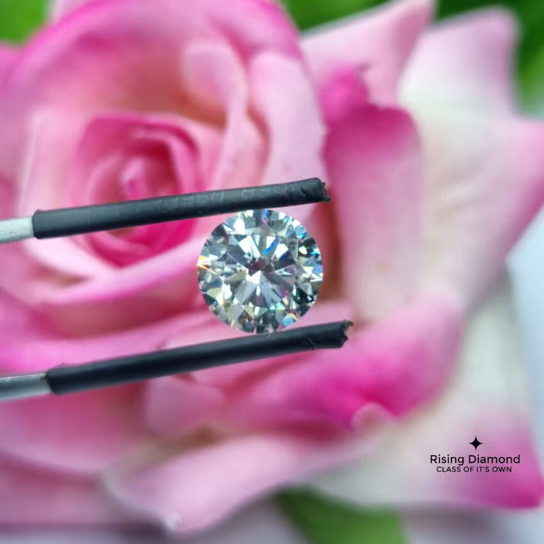 3.0 CT Round E/VVS Lab Grown Diamond With IGI Certificate