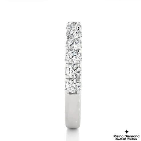 0.50 CTW Round Cut FG/VS Lab Grown Diamond Eternity Band